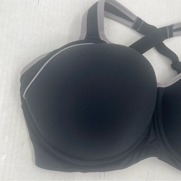 WACOAL I Bra Sports Bra Contour High Impact Black 853302 Size 38G - Picture 7 of 16
